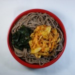 レンジお手軽かき揚げそば