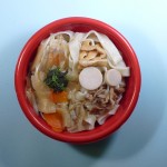 レンジおっきりこみ風うどん