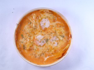海老トマトクリームのラザニア