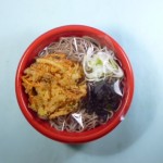 レンジかき揚げそば