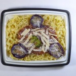 生パスタ茄子とチーズのボロネーゼ