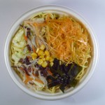 レンジピリ辛野菜味噌ラーメン