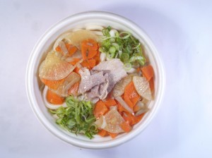 レンジ豚汁うどん レンジ豚汁うどん