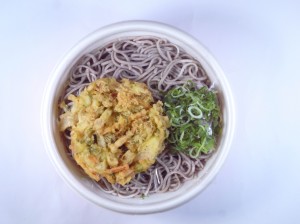 レンジかき揚げそば レンジかき揚げそば