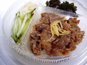 冷し牛肉うどん 冷し牛肉うどん