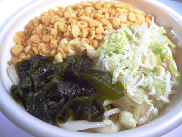 レンジたぬきうどん レンジたぬきうどん