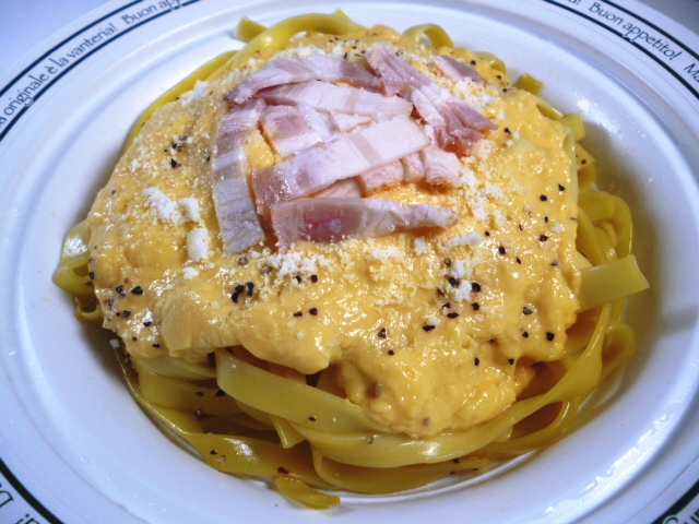 生パスタカルボナーラ 生パスタカルボナーラ
